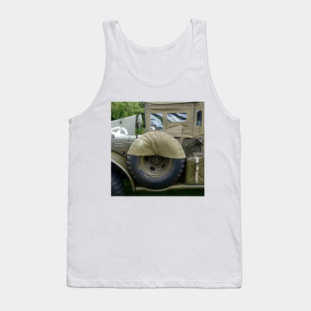 Dodge WC, wartime truck. 'Beeps', vintage war vehicles Tank Top by JonDelorme